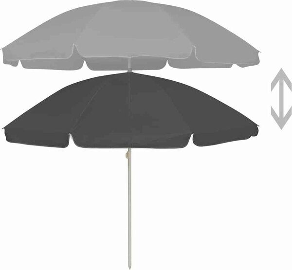 VidaXL Zahradní slunečník 240 cm 170T polyester [314706] Barva: Písková