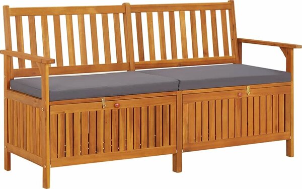 VidaXL Úložná lavice 2 -Seater Masivní akácie [42026791] Barva: Hnědá, Velikost: 170 x 63 x 84 cm