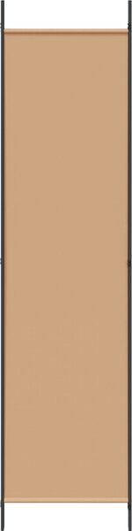 VidaXL 6-panelový dělící paravan Textil [42039207] Barva: Hnědá, Velikost: 250 x 200 cm