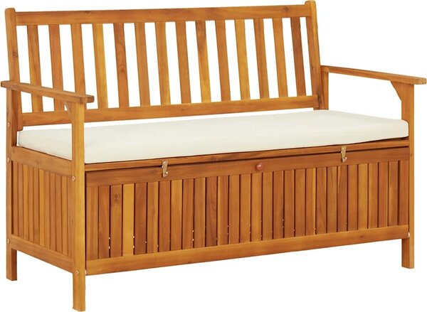 VidaXL Úložná lavice 2 -Seater Masivní akácie [42026791] Barva: Hnědá, Velikost: 170 x 63 x 84 cm