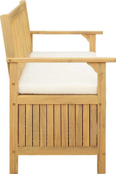 VidaXL Úložná lavice 2 -Seater Masivní akácie [42026791] Barva: Hnědá, Velikost: 170 x 63 x 84 cm