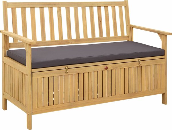 VidaXL Úložná lavice 2 -Seater Masivní akácie [42026791] Barva: Hnědá, Velikost: 170 x 63 x 84 cm