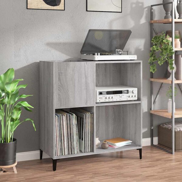 VidaXL Skříňka na LP desky 84,5x38x89 cm kompozitní dřevo [831997] Barva: kouřový dub