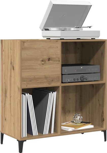 VidaXL Skříňka na LP desky 84,5x38x89 cm kompozitní dřevo [831997] Barva: kouřový dub