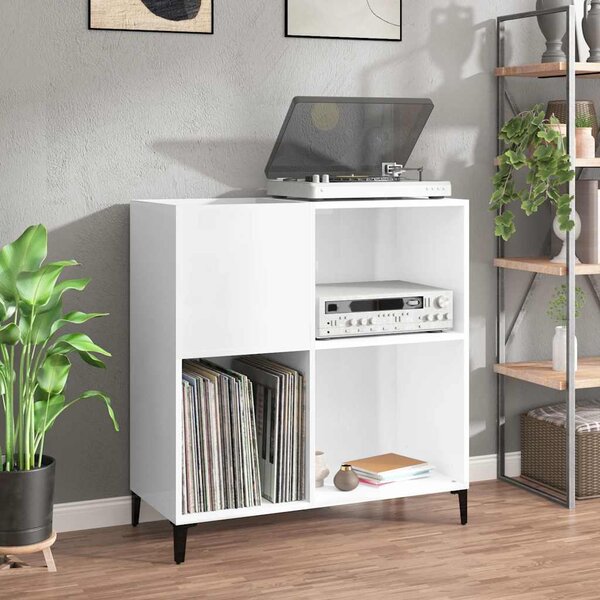 VidaXL Skříňka na LP desky 84,5x38x89 cm kompozitní dřevo [831997] Barva: kouřový dub