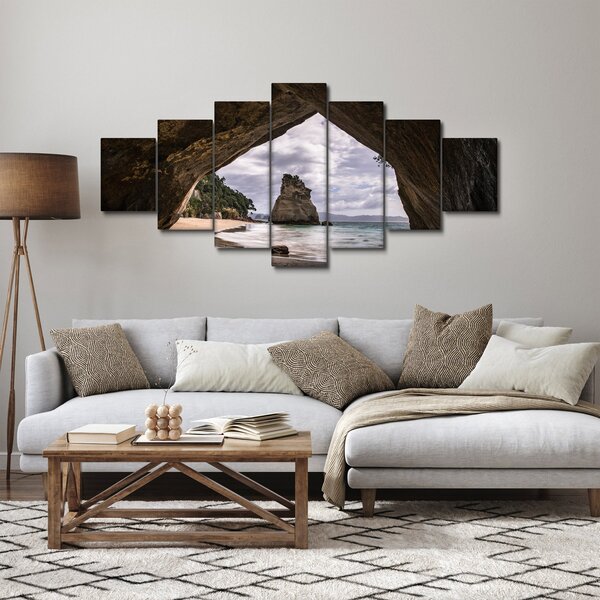 Obraz z jeskyně, Nový Zéland (210x100 cm)
