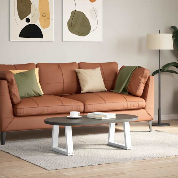 VidaXL Nohy k jídelnímu stolu ve tvaru V, 2 ks, ocel, 90 x (72-73,3) cm, ocel [4012581] Barva: Černá, Velikost: 80 x (72-73.3) cm