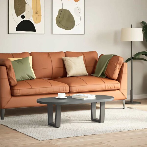 VidaXL Nohy k jídelnímu stolu ve tvaru V, 2 ks, ocel, , ocel [4012659] Barva: antracitová, Velikost: 80 x (72-73.3) cm
