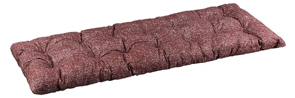 BELLATEX Sedák na lavici prošívaný Vínová 40x120 cm