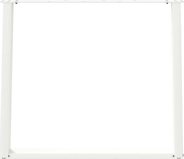 VidaXL Nohy k jídelnímu stolu ve tvaru U, 2 ks, ocel, , ocel [4012805] Barva: Černá, Velikost: 50 x (72-73) cm