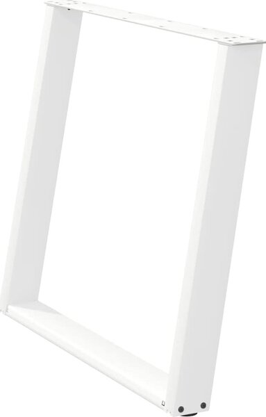 VidaXL Nohy k jídelnímu stolu ve tvaru U, 2 ks, ocel, , ocel [4012805] Barva: Černá, Velikost: 50 x (72-73) cm