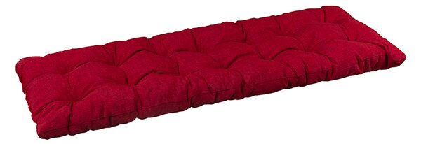 BELLATEX Sedák na lavici prošívaný Červená 40x120 cm