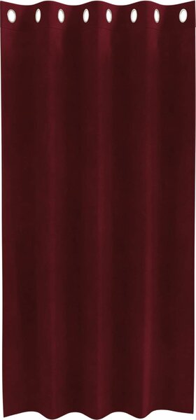 VidaXL Závěsy 2 ks Samet, with eyelets [4107299] Barva: krémová, Velikost: 140 x 245 cm