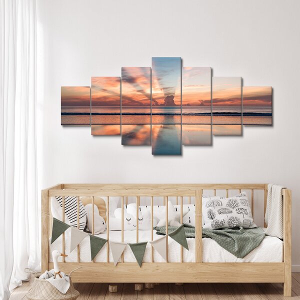 Obraz slunečních paprsků nad Daytonskou pláži (210x100 cm)