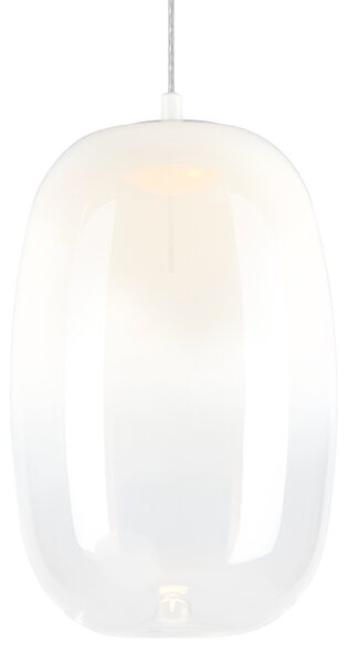 Závěsné svítidlo Vaso, 1x bílé skleněné stínítko, (fi 13cm), w