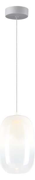 Závěsné svítidlo Vaso, 1x bílé skleněné stínítko, (fi 13cm), w
