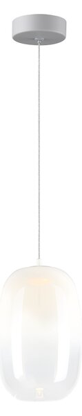 Závěsné svítidlo Vaso, 1x bílé skleněné stínítko, (fi 13cm), w