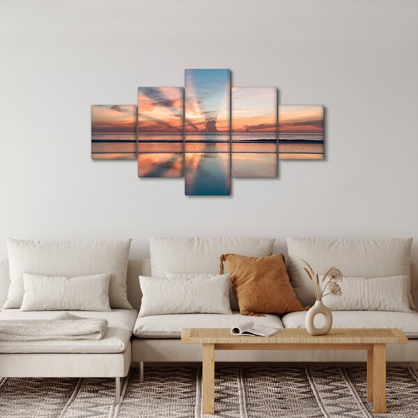 Obraz slunečních paprsků nad Daytonskou pláži (125x70 cm)