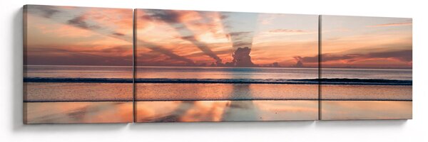 Obraz slunečních paprsků nad Daytonskou pláži (170x50 cm)