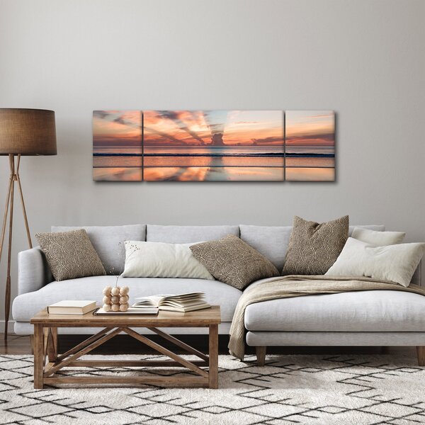 Obraz slunečních paprsků nad Daytonskou pláži (170x50 cm)