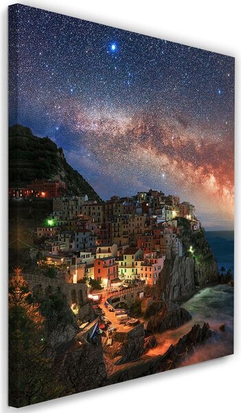 Obraz na plátně Noční město - Rokibul Hasan Rozměry: 40 x 60 cm