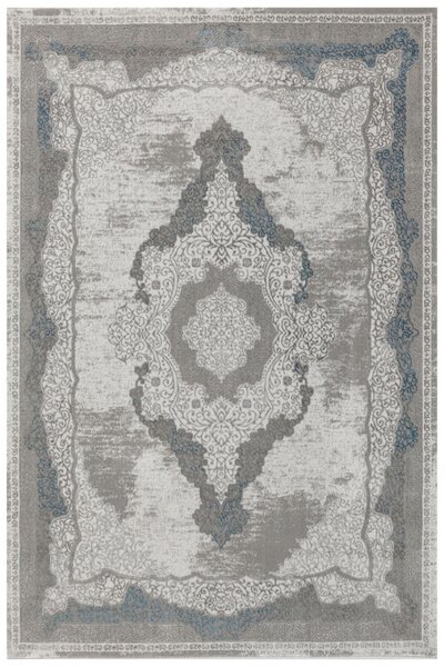 Koberec Allora Plus B827B ornament, šedý
