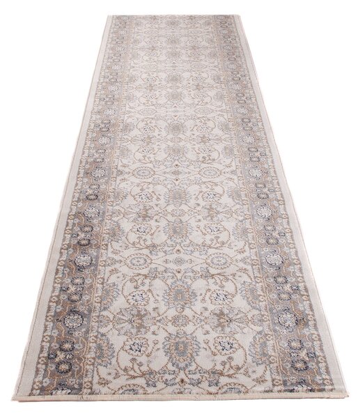 Makro Abra Běhoun klasický COLORADO 2512A krémový šedý bílý Šíře: 70 cm