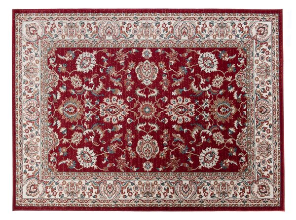 Makro Abra Kusový koberec klasický DUBAI L749A červený Rozměr: 80x150 cm