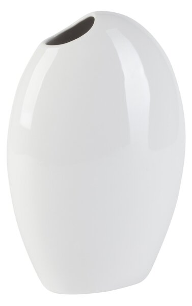 Bílá váza Egg
