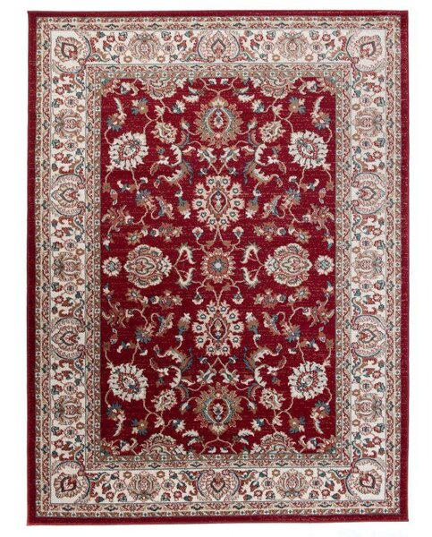 Makro Abra Kusový koberec klasický DUBAI L748A červený Rozměr: 120x170 cm