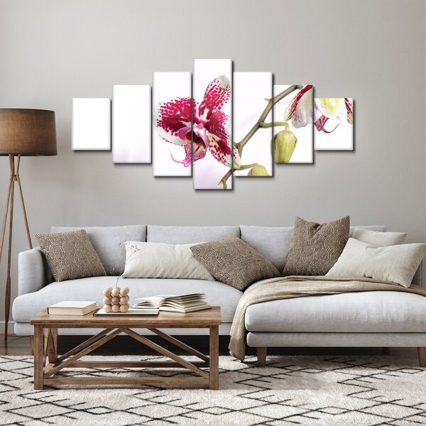 Obraz květu orchideje (210x100 cm)