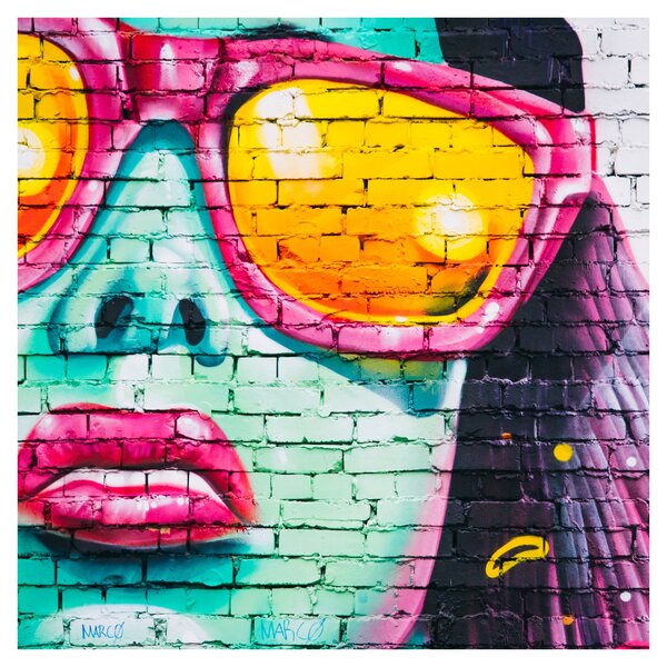 Obraz - Graffiti (30x30 cm)