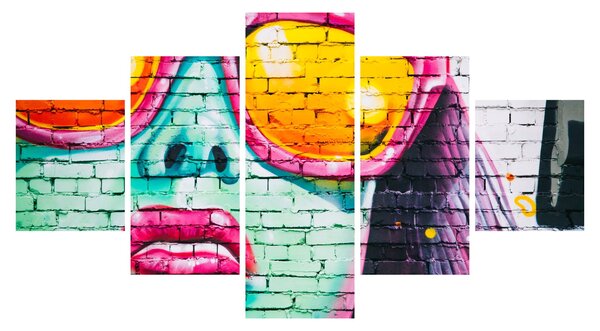 Obraz - Graffiti (125x70 cm)