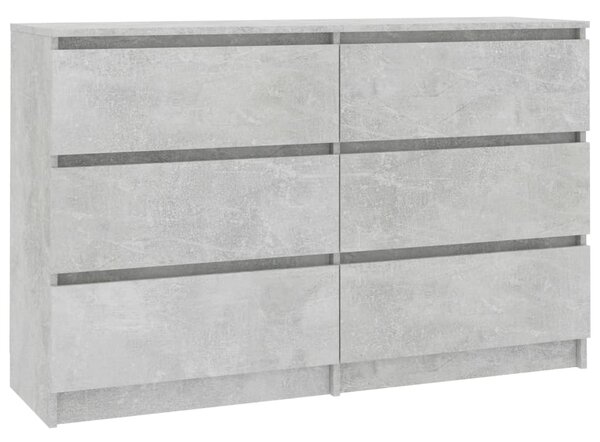 Příborník Perouse - betonově šedý | 120x30x77 cm