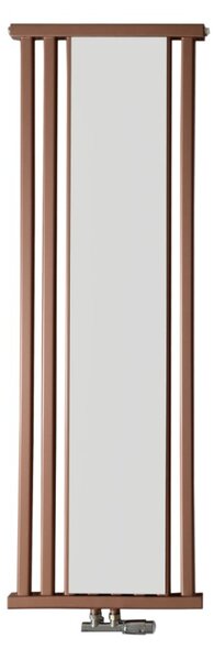 Regnis Kalipso Mirror, topné těleso 500x1200mm se středovým připojením 50mm, 625W, bílá, KALIPSOLUSTRO/1200/500/D5/WHITE