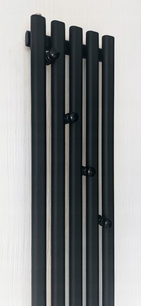 Regnis Lazur LA, topné těleso 330x1000mm se středovým připojením 50mm, 428W, bílá matná, LAZURLA/1000/330/D5/WHITE