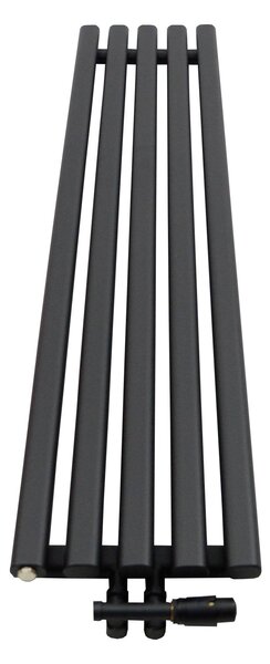 Regnis Lazur LA, topné těleso 330x1000mm se středovým připojením 50mm, 428W, bílá matná, LAZURLA/1000/330/D5/WHITE
