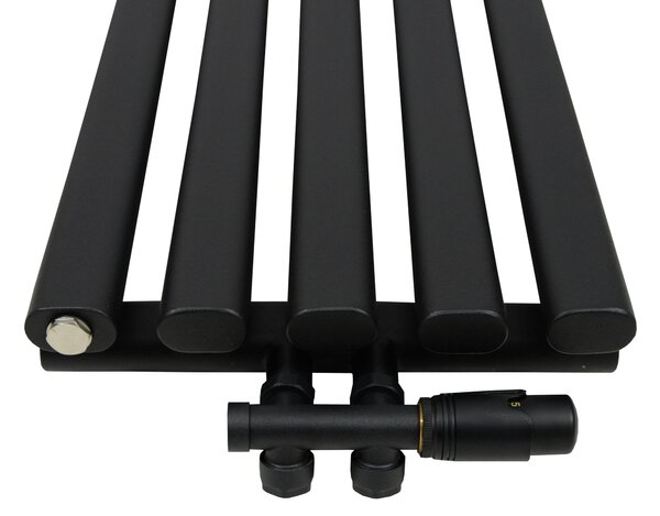 Regnis Lazur LA, topné těleso 330x1000mm se středovým připojením 50mm, 428W, bílá matná, LAZURLA/1000/330/D5/WHITE
