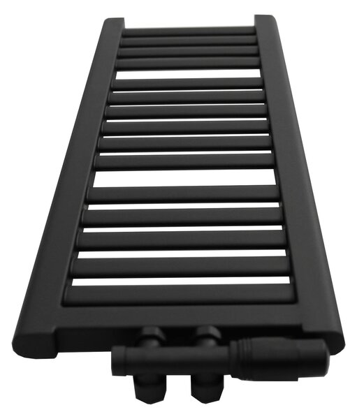 Regnis Elba, topné těleso 300x500mm se středovým připojením 50mm, 250W, černá matná, ELBA50/30/D5/BLACK