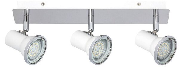 RABALUX 5499 Steve koupelnové spot LED GU10 3x4 5W IP44 4000K chrom, bílá