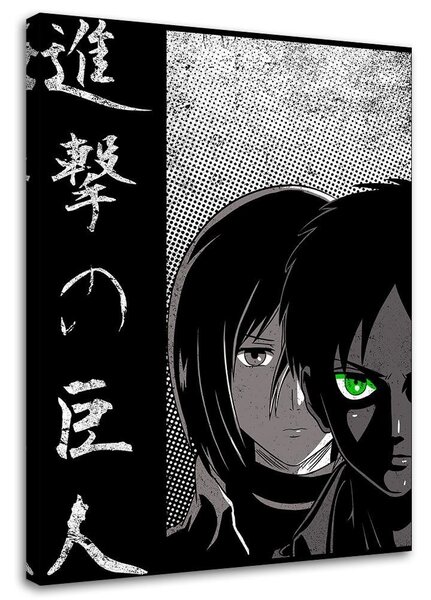 Obraz Japonské znaky - DDJVigo Velikost: 40 x 60 cm, Provedení: Obraz na plátně