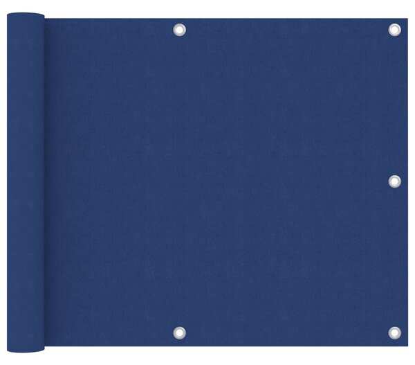Balkónová zástěna modrá 75 x 300 cm oxfordská látka