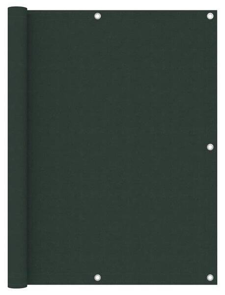 Balkónová zástěna tmavě zelená 120 x 300 cm oxfordská látka