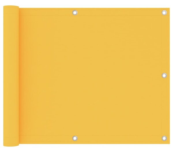 Balkónová zástěna žlutá 75 x 400 cm oxfordská látka