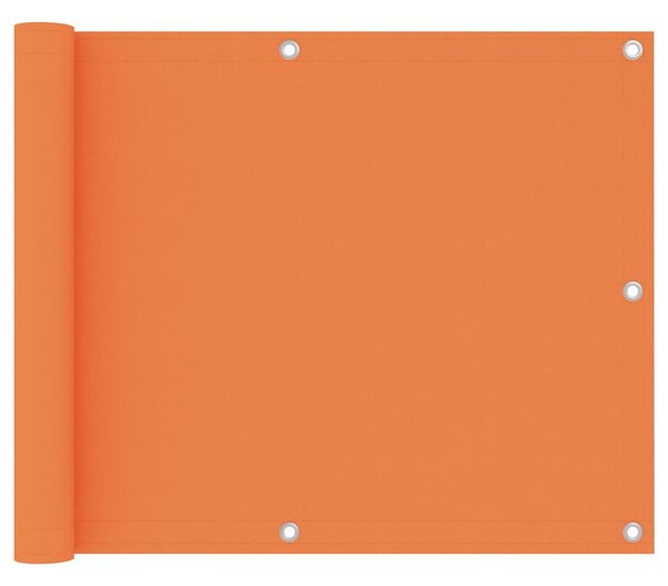 Balkónová zástěna oranžová 75 x 300 cm oxfordská látka