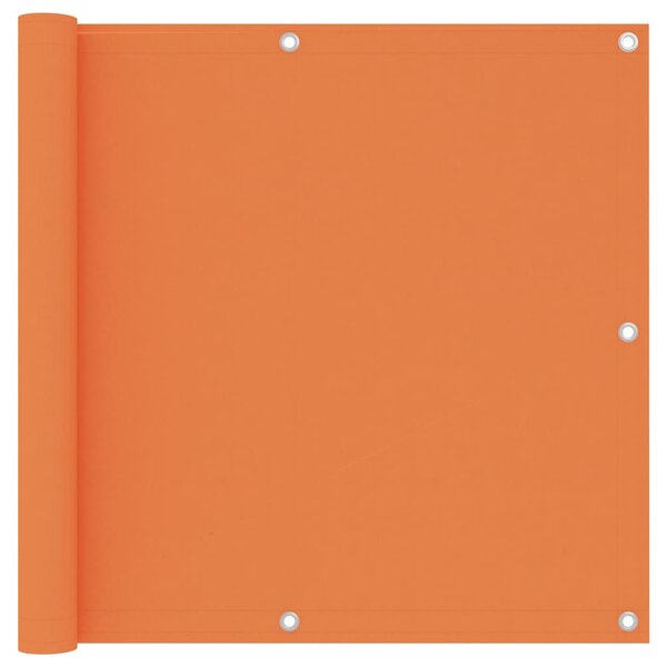 Balkónová zástěna oranžová 90 x 300 cm oxfordská látka