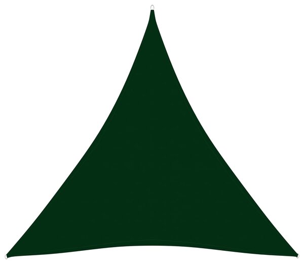 Stínící plachta oxford trojúhelník 3,6x3,6x3,6 m tmavě zelená