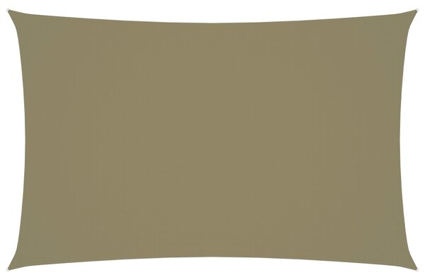Stínící plachta oxfordská látka obdélníková 2 x 4,5 m béžová