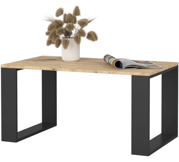 Konferenční stolek NOX dub artisan / černý