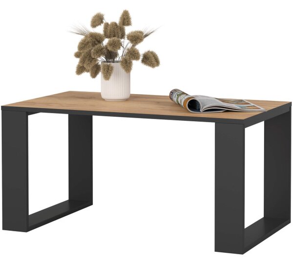 Konferenční stolek NOX dub craft / černý